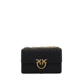 Black Calf Leather Bos Taurus Shoulder Bag